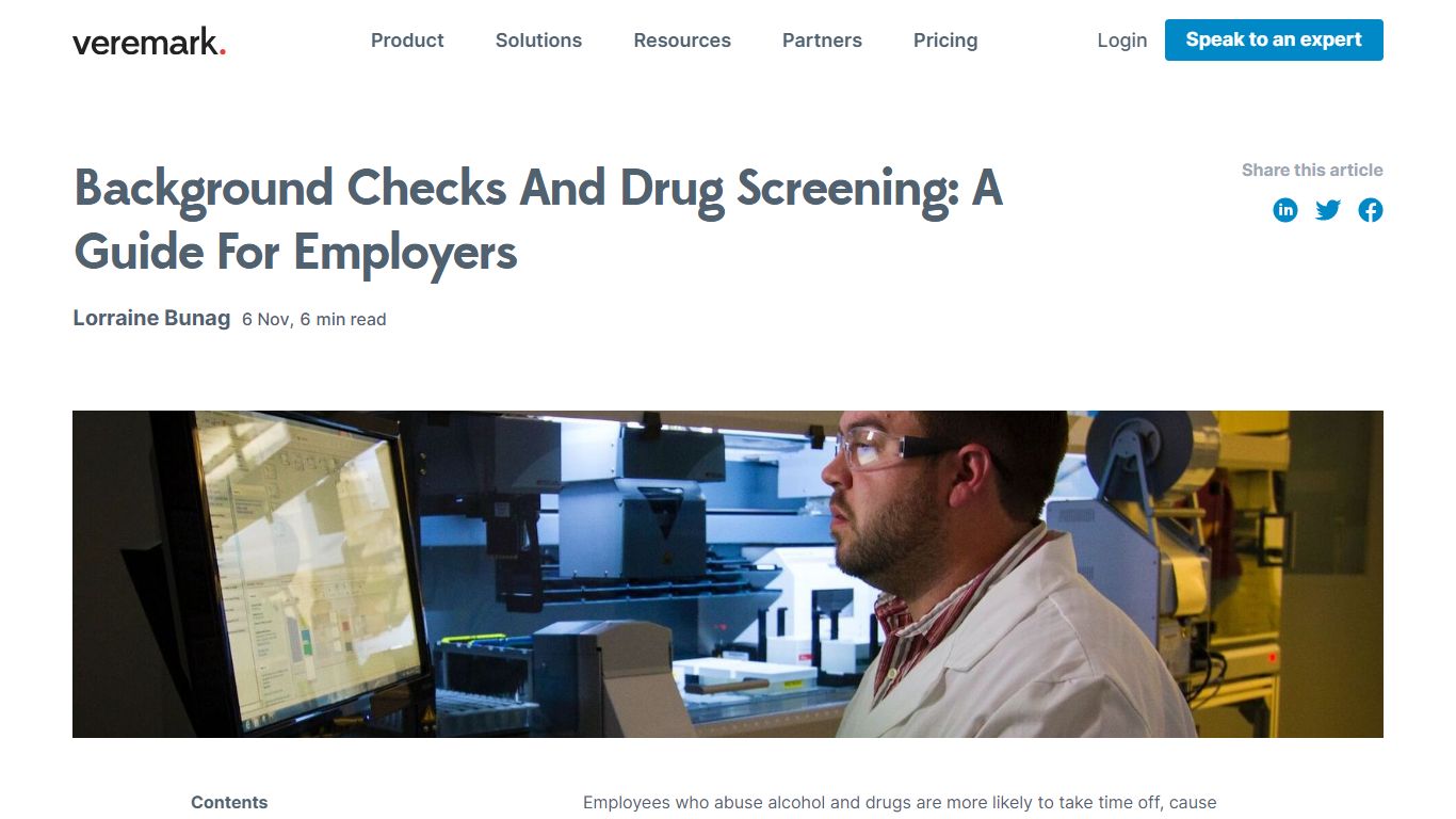 Background Checks And Drug Screening: A Guide For Employers